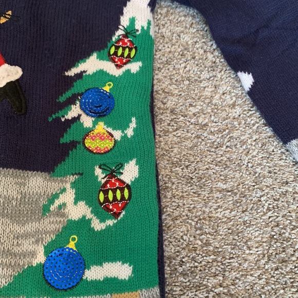 Ugly Christmas Sweater Featuring Santa - Picture 5 of 11